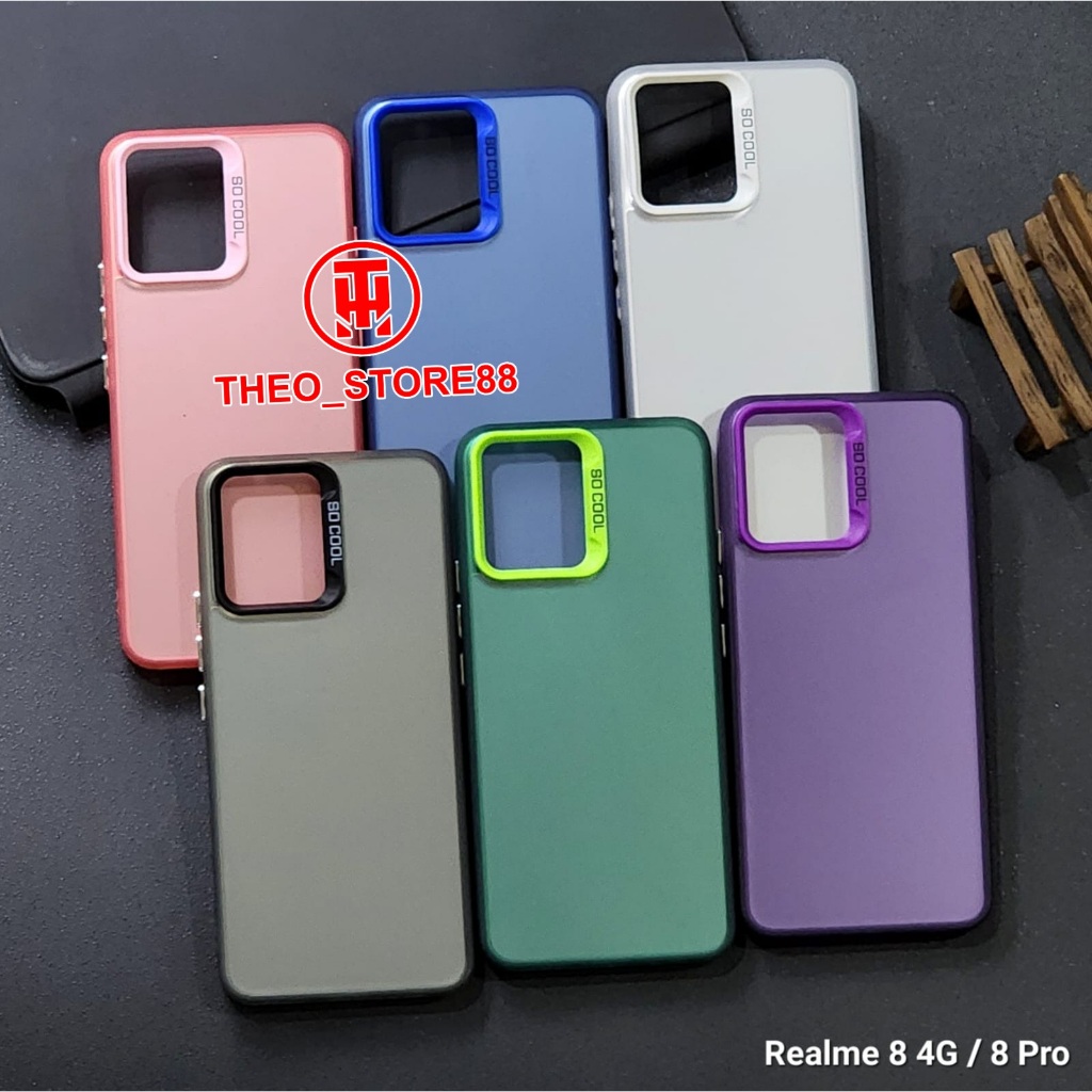 REALME 8 4G REALME 8 PRO 4G CASE SOCOOL CASE IMD HYBRID PLATE HOLOGRAM REALME 8 4G REALME 8 PRO 4G