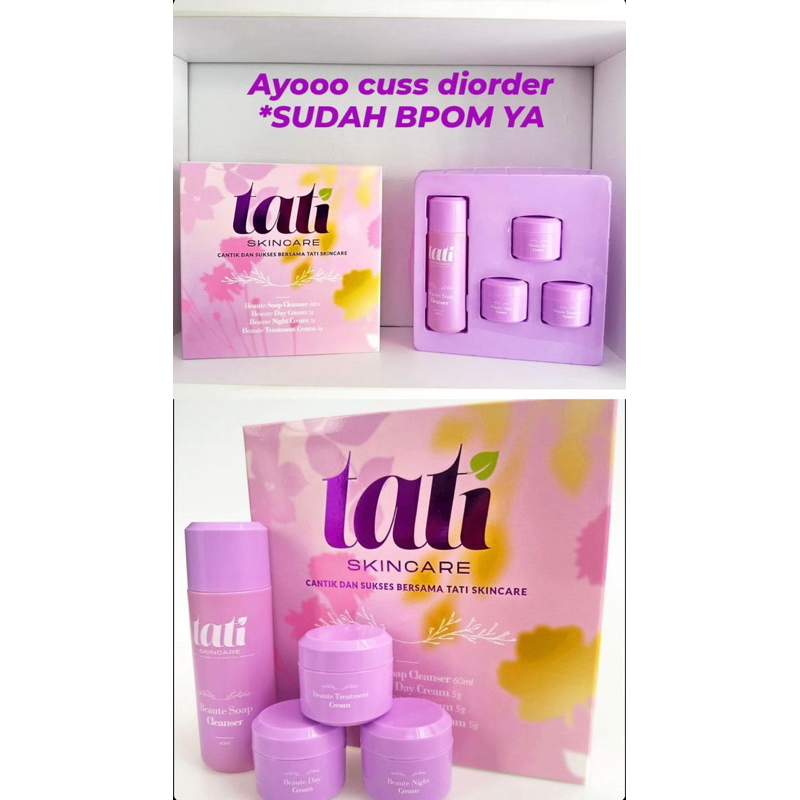 TATI SKINCARE INDONESIA BPOM 100% ORIGINAL CREAM TATI