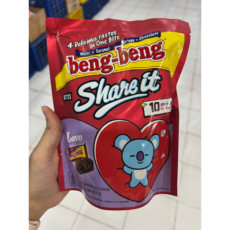 

beng beng share it pouch kecil edisi valentine