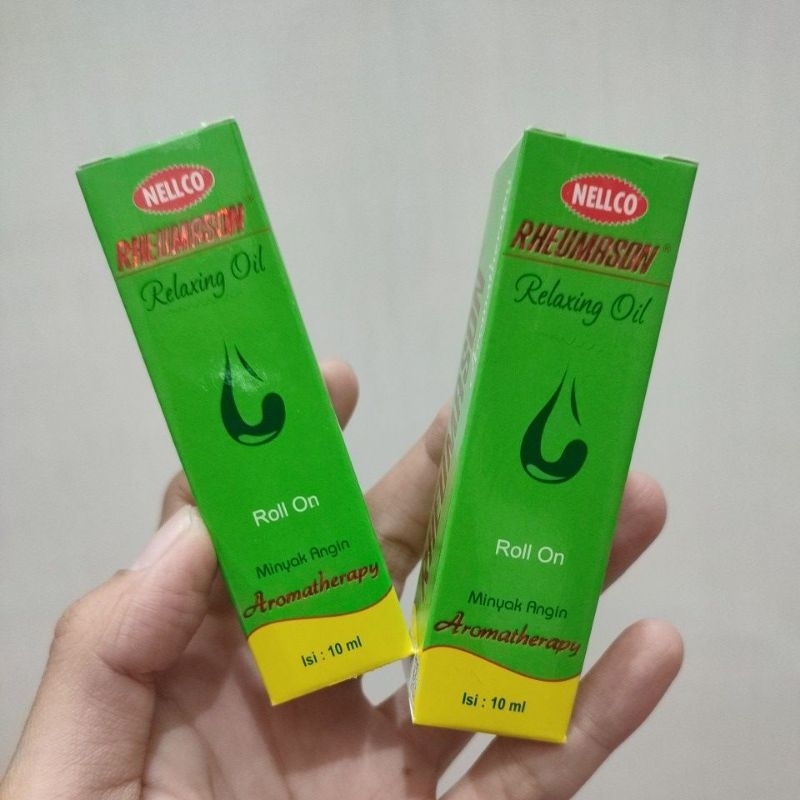 Minyak Angin NELLCO RHEUMASON roll on relaxing oil aromatherapy aromaterapi 10ml