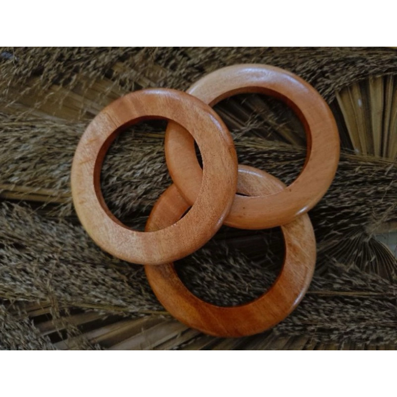 Handle tas kayu solid pernis || gagang tas || handle tas rajut || handle tas handmade || handle tas 