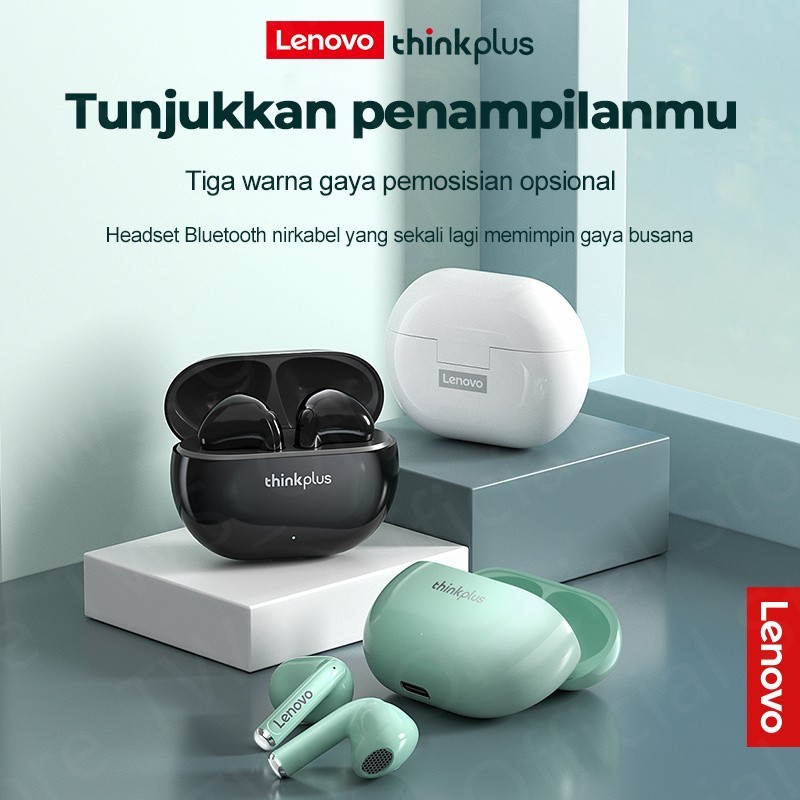 THINKPLUS LENOVO XT93 WIRELESS BLUETOOTH EARPHONE MINI EARBUDS TWS hitam