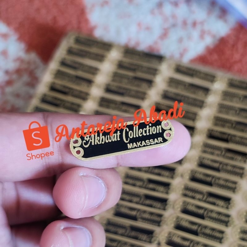 

label plat hijab kuningan custom