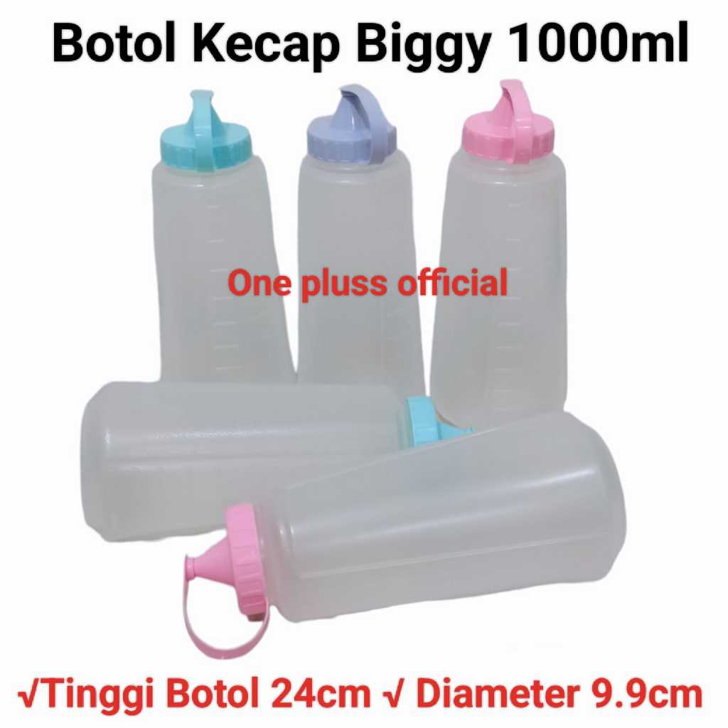 Botol Kecap Vina 1000ml / Botol saus / botol kecap plastik 1000ml Biggy
