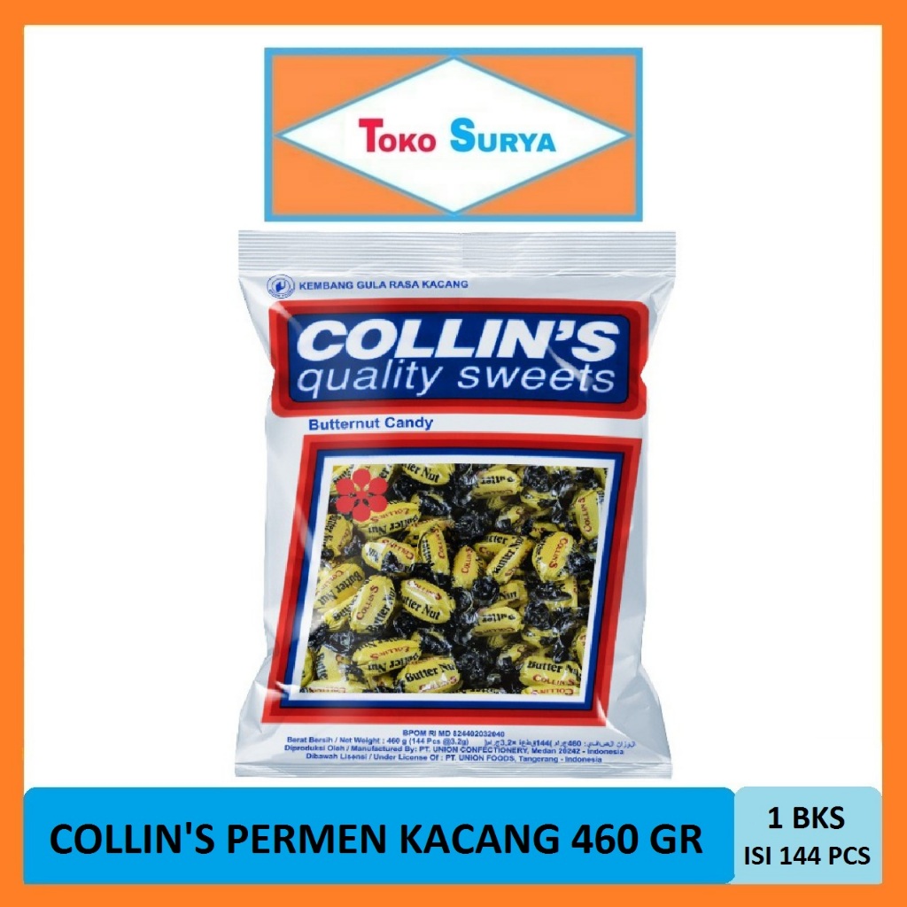 

Permen Kacang Collins Butternut Candy 460 Gr