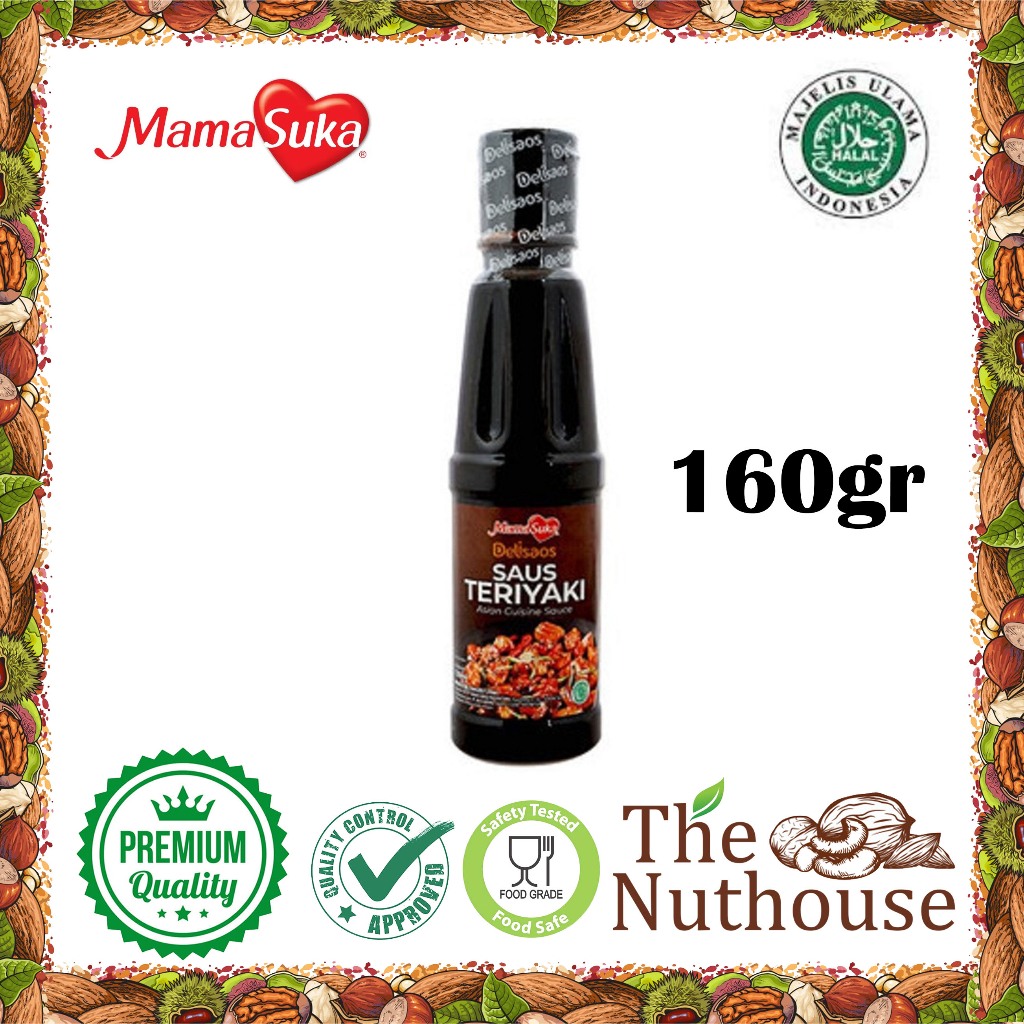 

MAMASUKA Delisaos Saus Teriyaki 160gr / Asian Cuisine Sauce [HALAL]