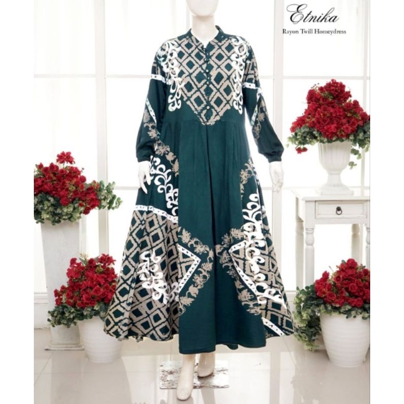 Etnika by Nyodas Daster Rasa Gamis