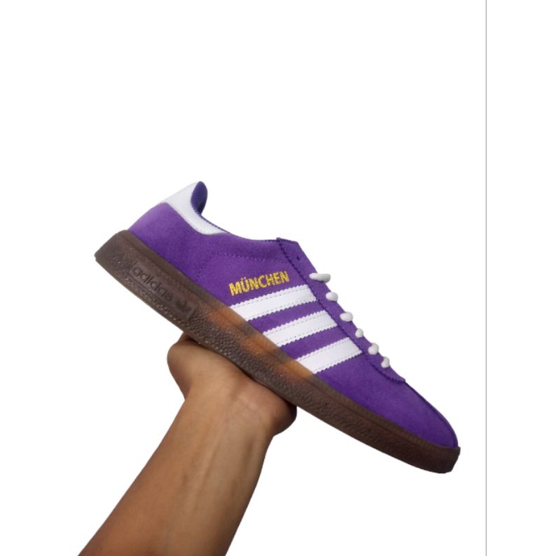 SEPATU ADIDAS MUNCHEN UNGGU PREMIUM MIRROR 1.1 BNIB