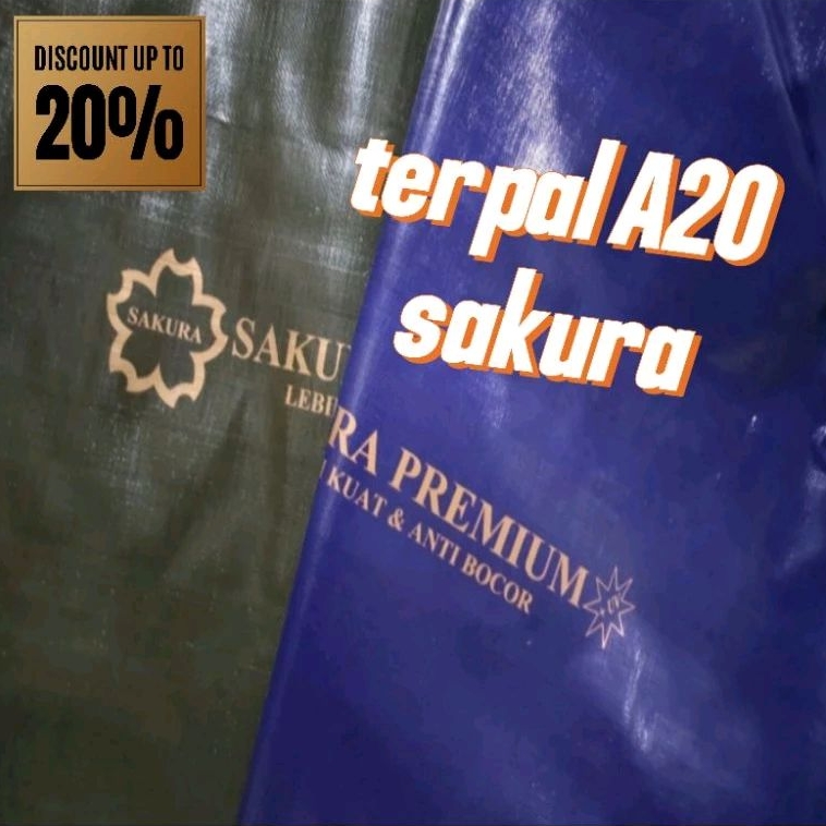 terpal sakura premium A20 top quality harga per 1x1