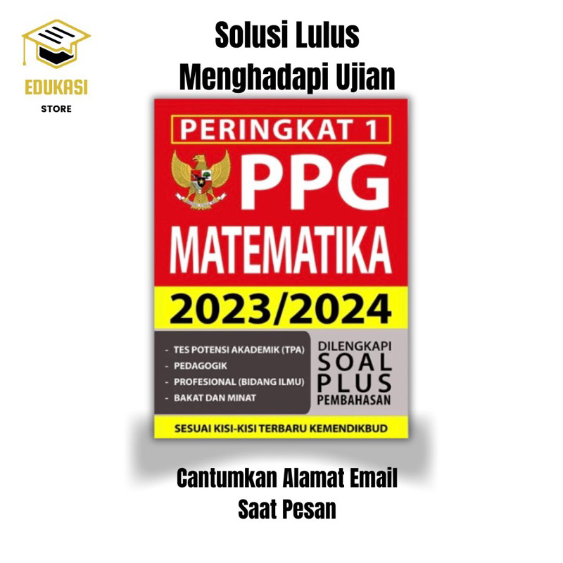 

Peringkat 1 PPG Matematika 2023/2024