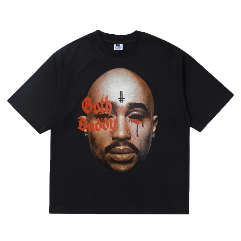 Kaos Hitam Tupac Shakur | Kaos Tupac Got Daddy | Kaos Tupac Shakur | Kaos Tupac Oversize | Kaos Boot