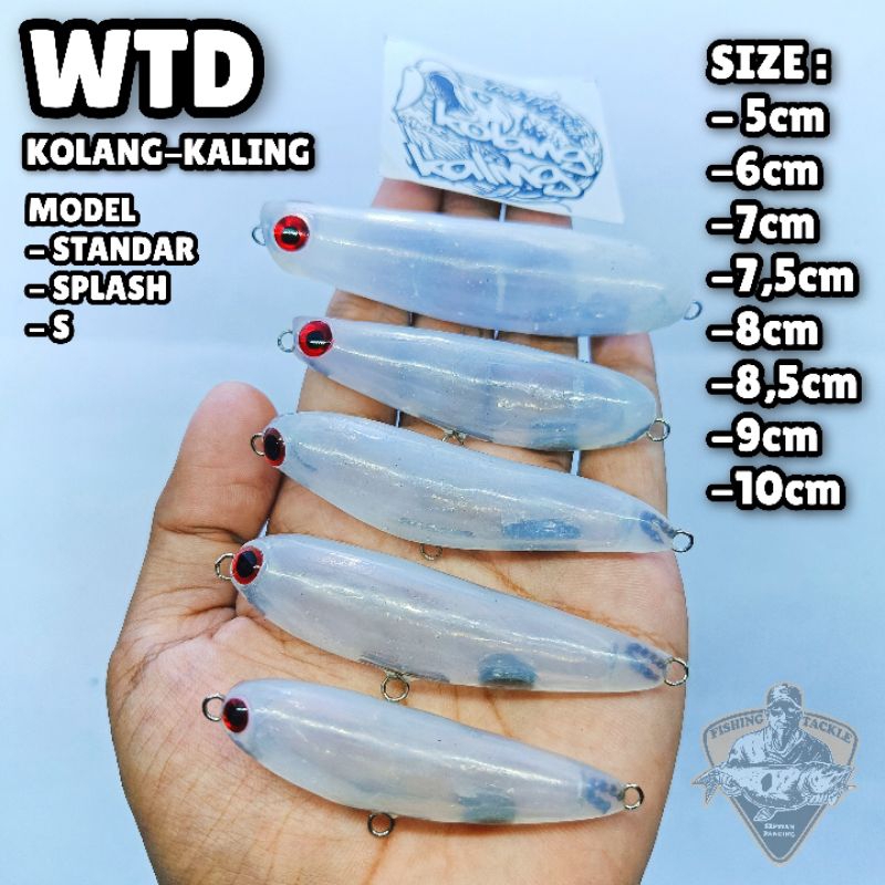 LURE WTD GLUE KOLANG KALING TOP WATER UMPAN CASTING HAMPALA