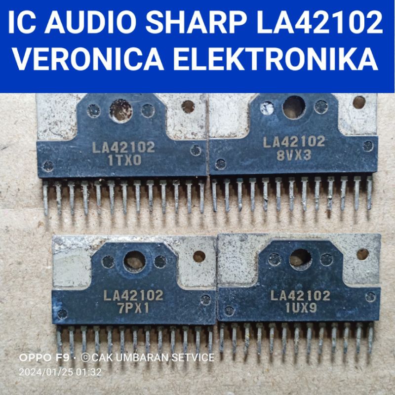 IC AUDIO LA 42102 CABUTAN ORIGINAL BY PRODUCT TV SHARP~LG