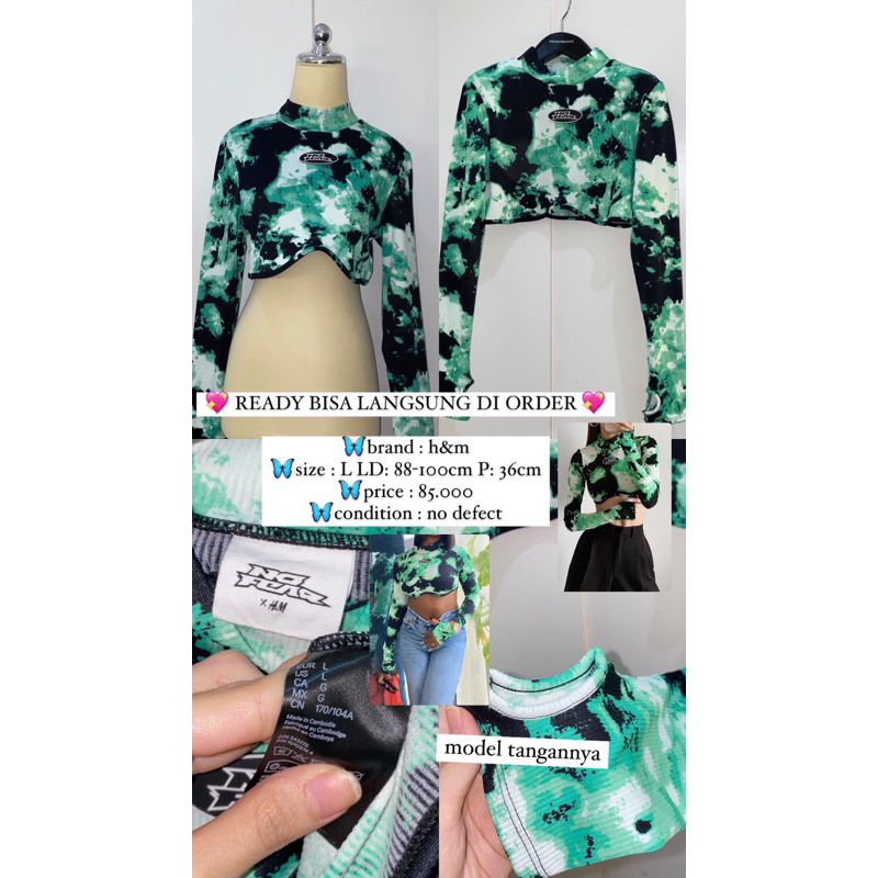 H&M No Fear Longsleeve Top