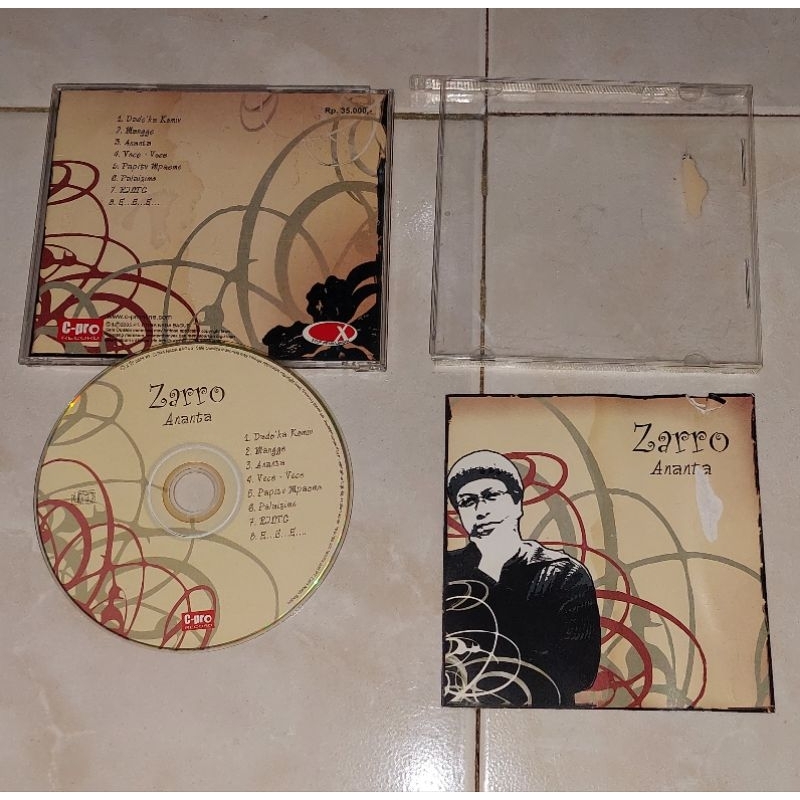 cd Indonesia original ZARRO album Ananta