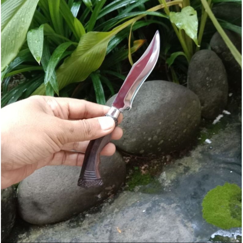 pisau kecil hss baja putih