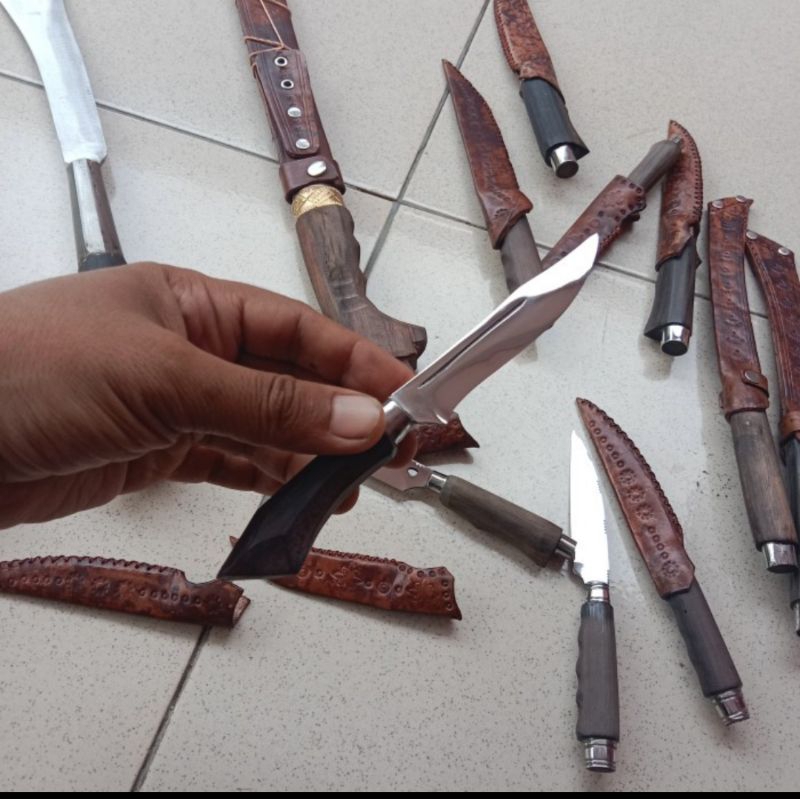 pisau baja putih baja hss kecil