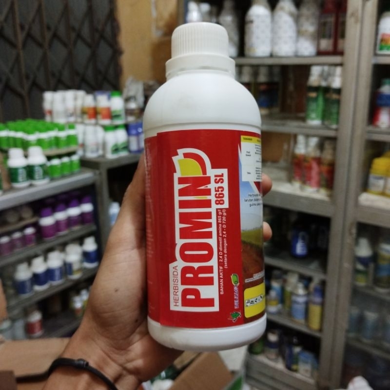 Promin 865 SL Herbisida Sistemik Purna Tumbuh Kemasan 400ml