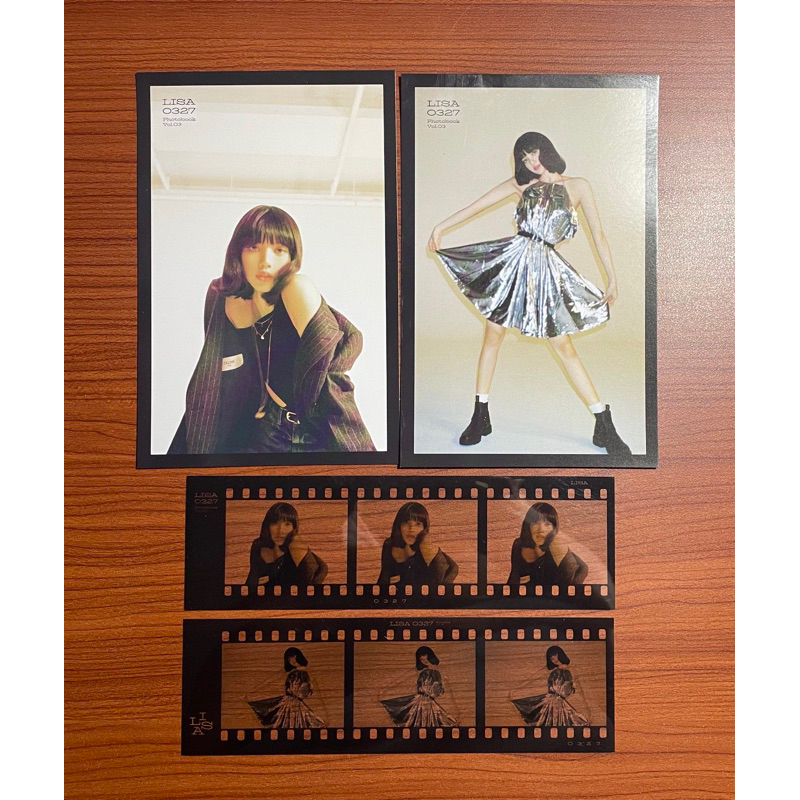 OFFICIAL PHOTOCARD POSTCARD ROLL FILM LISA BLACKPINK POB YG SELECT PHOTOBOOK PB 0327 VOL. 4