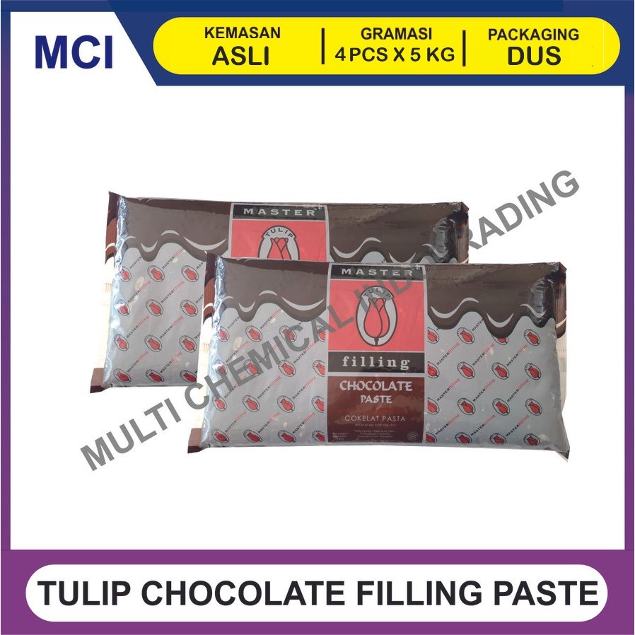 

TULIP COKLAT FILLING / SELAI COKELAT ISIAN 5 KG - 1 DUS 4 PCS