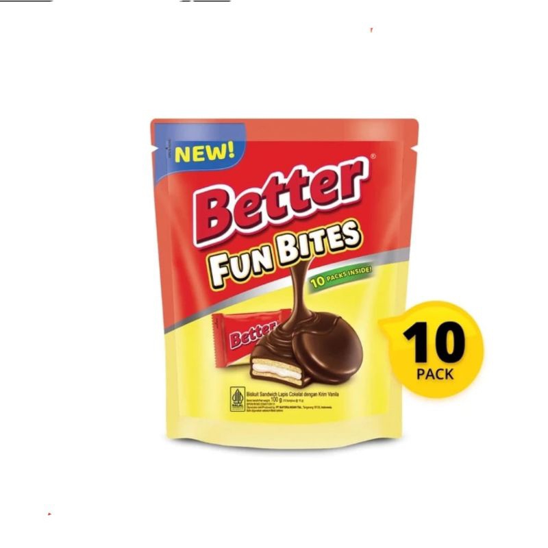 

Better Fun Bites Pouch 10Gr X 10's