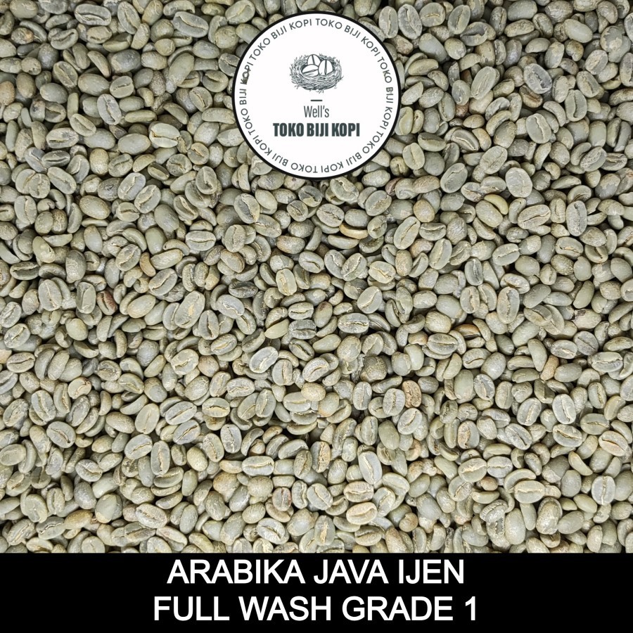 

GREEN BEAN ARABIKA JAVA IJEN FULL WASH GRADE 1 - 1 KG