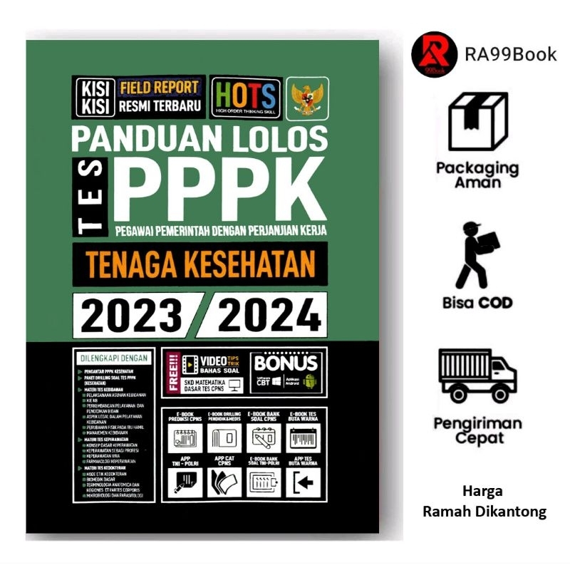 BUKU PPPK 2023/2024,PANDUAN LOLOS TES PPPK UNTUK TENAGA KESEHATAN