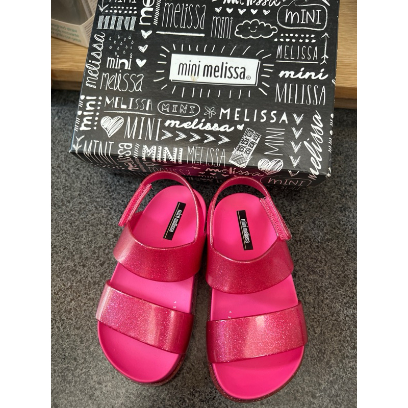 Mini Melissa Cosmic Pink original sepatu sandal NEW BNIB (RRP 900rb)