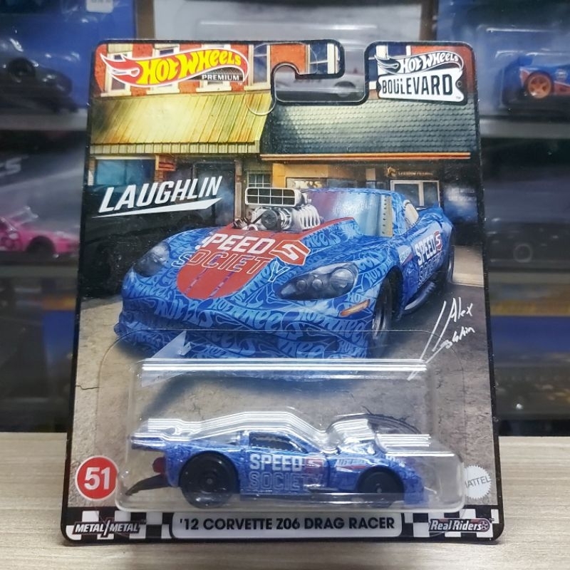 HOT WHEELS 12 CORVETTE Z06 DRAG RACER - BOULEVARD 51 - PREMIUM