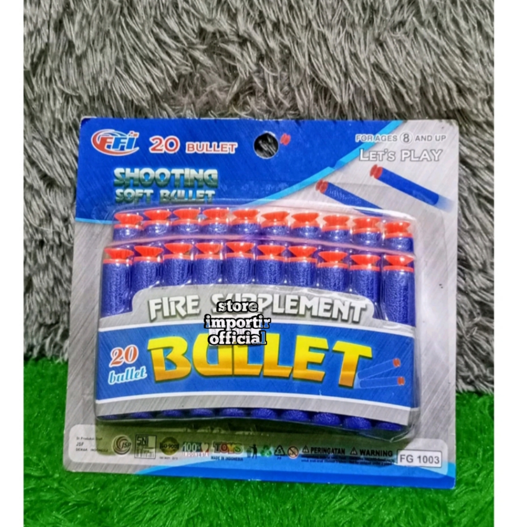 Mainan Anak Refil Peluru Busa Murah Terbaru Isi Banyak | Mainan Anak Isi Ulang Peluru Bulat Gabus Ke