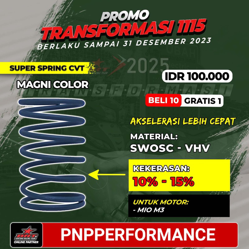 PER CVT / SPRING CVT BRT YAMAHA MIO M3