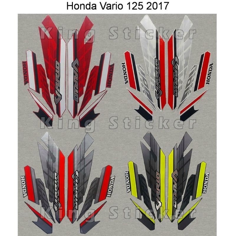 Stiker striping Honda Vario 125 2017