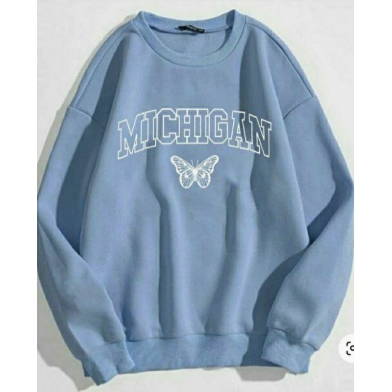 MICHIGAN SWEATER CREWNECK OVERSIZE