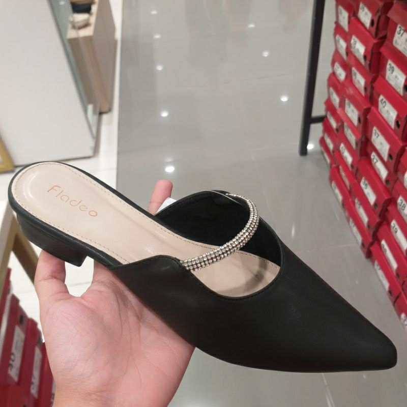 FLADEO Bustong Sepatu Sandal Slop Wanita Elegan Original Brand Matahari