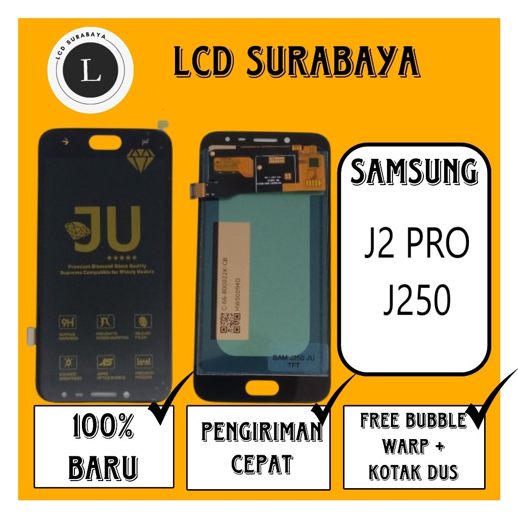 LCD SAMSUNG J2 PRO J250 LCD INCELL TOUCHSREEN ORIGINAL SAMSUNG J2 PRO SAMSUNG J250 FULLSET INCELL