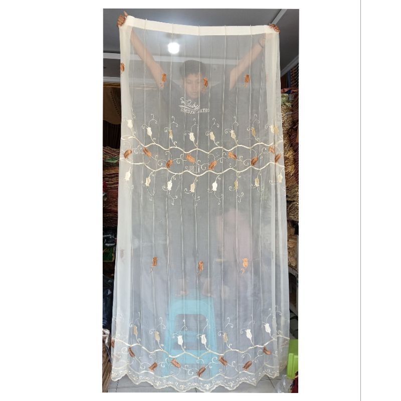 vitras bordir tulip/ puring /Daleman gorden