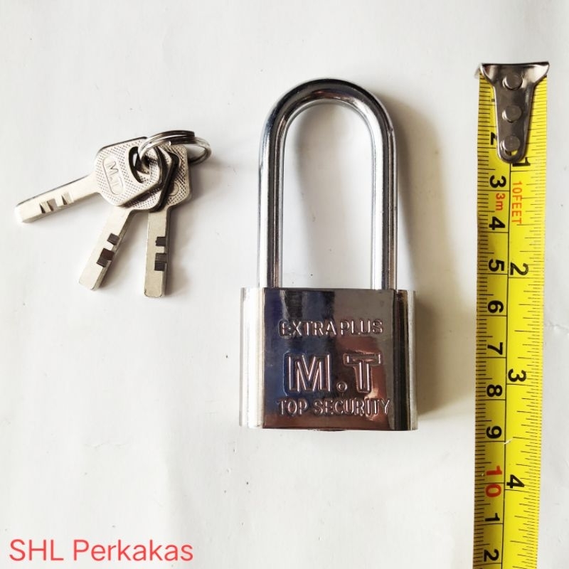 GEMBOK 50 mm LEHER PANJANG - GEMBOK RANTAI - GEMBOK PAGAR - GEMBOK ANTI MALING