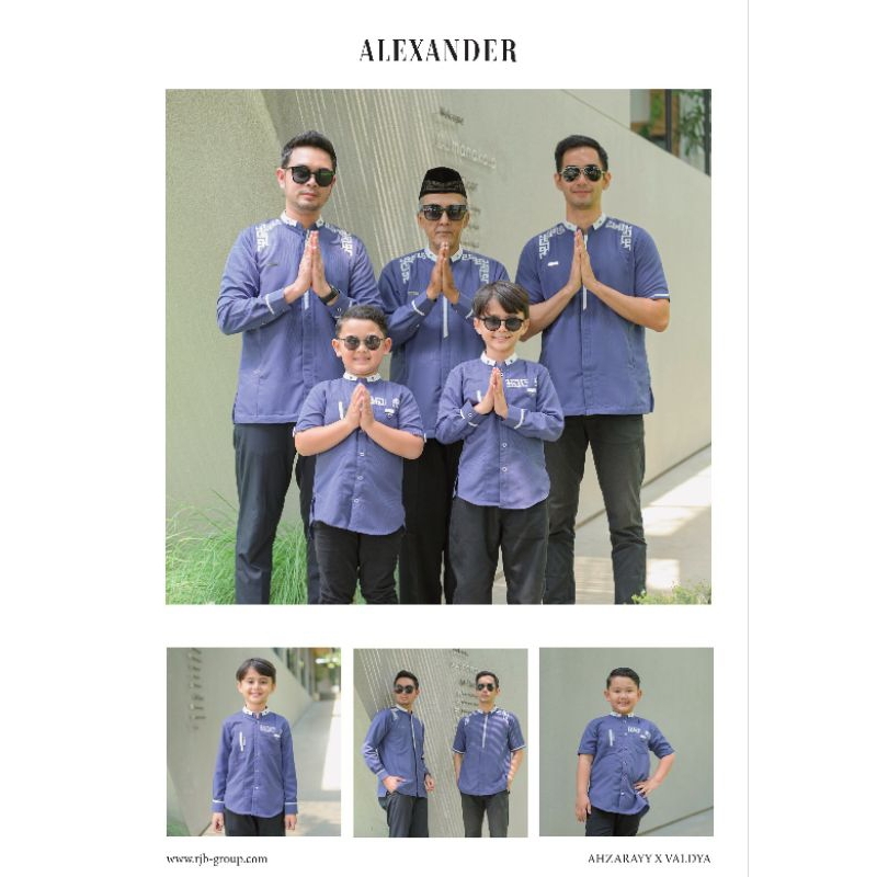 AHZARAYY KOKO PENDEK - READY STOK SIAP KIRIM KOKO COUPLE AYAH DAN ANAK SARIMBIT ALEXANDRIA AHZARAYY