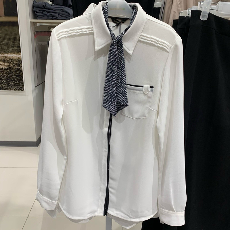 Cardinal Femme Kemeja Putih Formal Wanita S-XXL