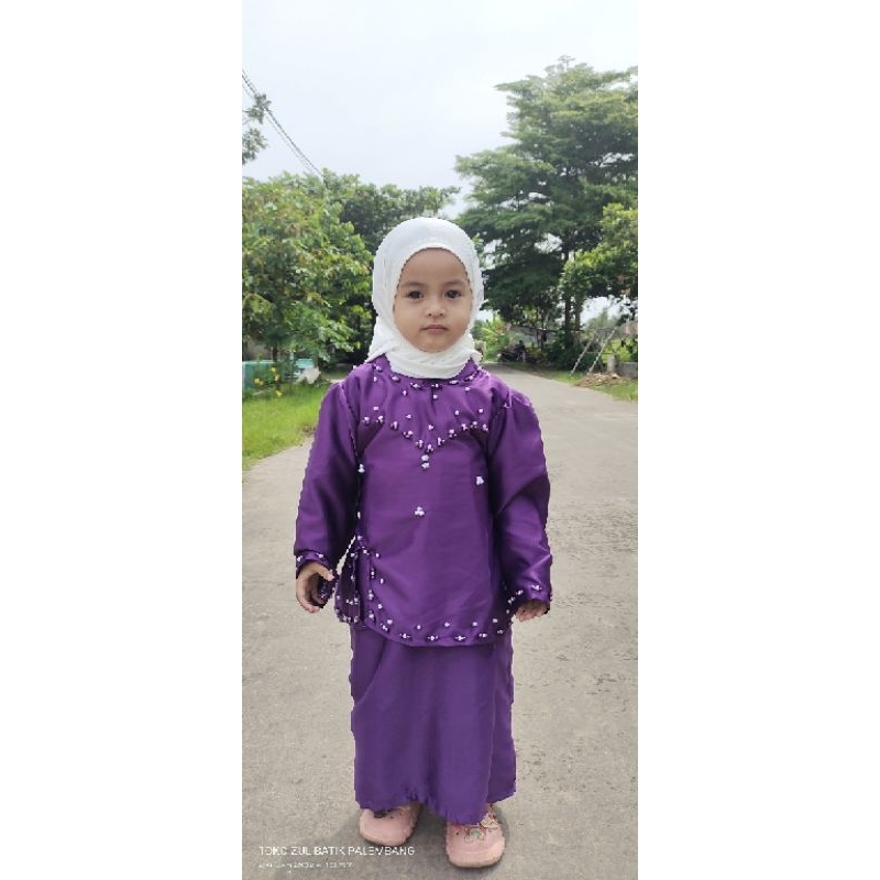 Set Kurung  Melayu anak perempuan/ viral baju Melayu anak