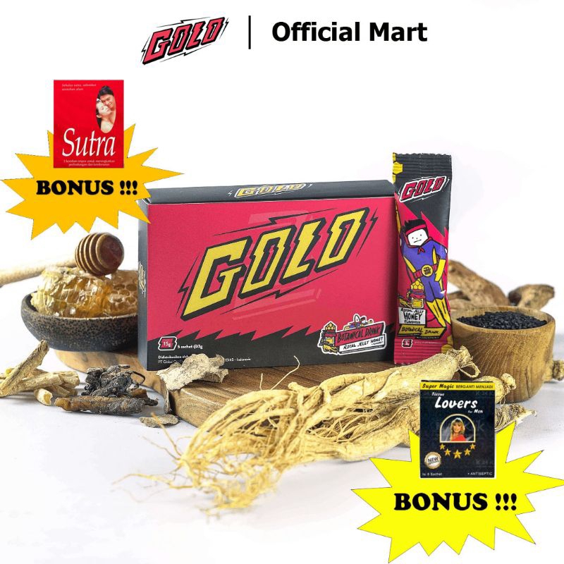 

GOLO GINSENG Herbal Untuk Stamina Vitalitas Pria - 1 DUS Bonus Sutra/Tissue