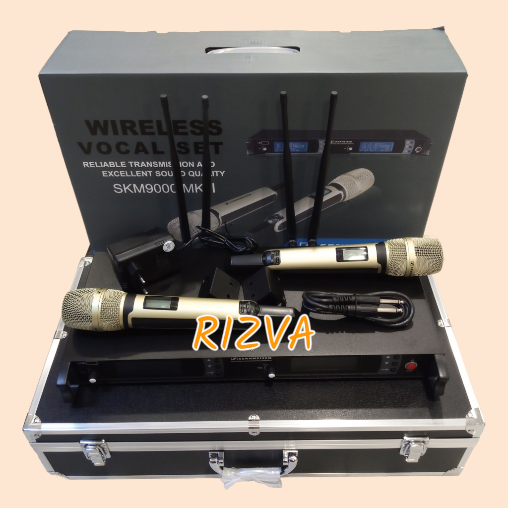 SENNHEISER SKM9000 MKII MIC WIRELESS SKM 9000 MICROPHONE LAYAR PUTIH