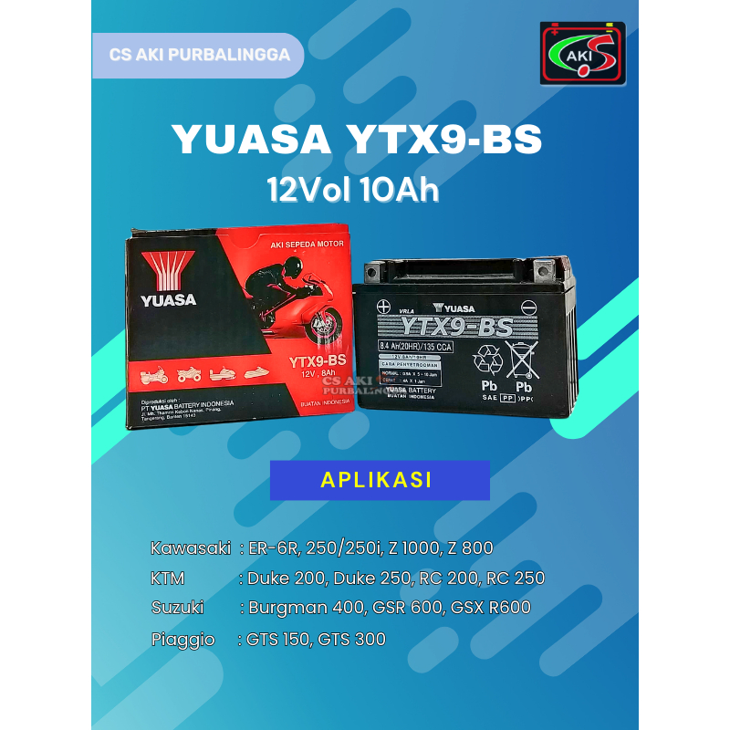 Yuasa YTX9-BS