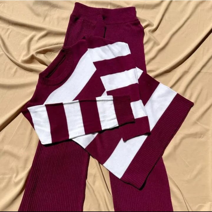 RB SETELAN RAJUT KEKINIAN/SETELAN WANITA//KEKINIAN