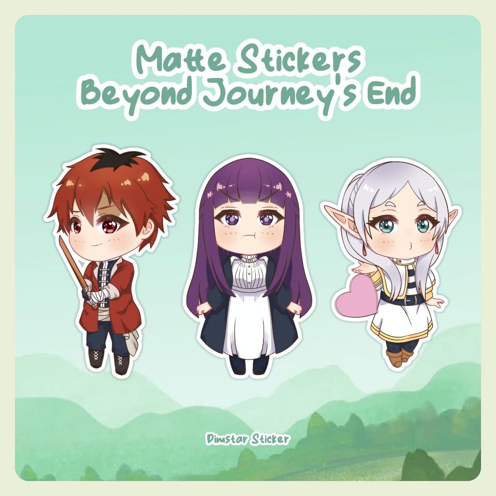 

Beyond Journey's End Die Cut Stickers Chibi Series