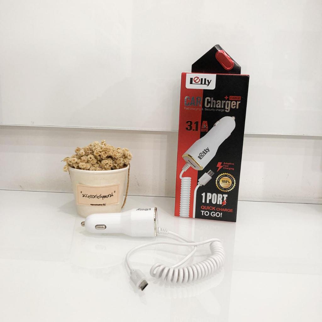 SAVER LELLY LED 3.1A / CHARGER MOBIL / CAR CHARGER