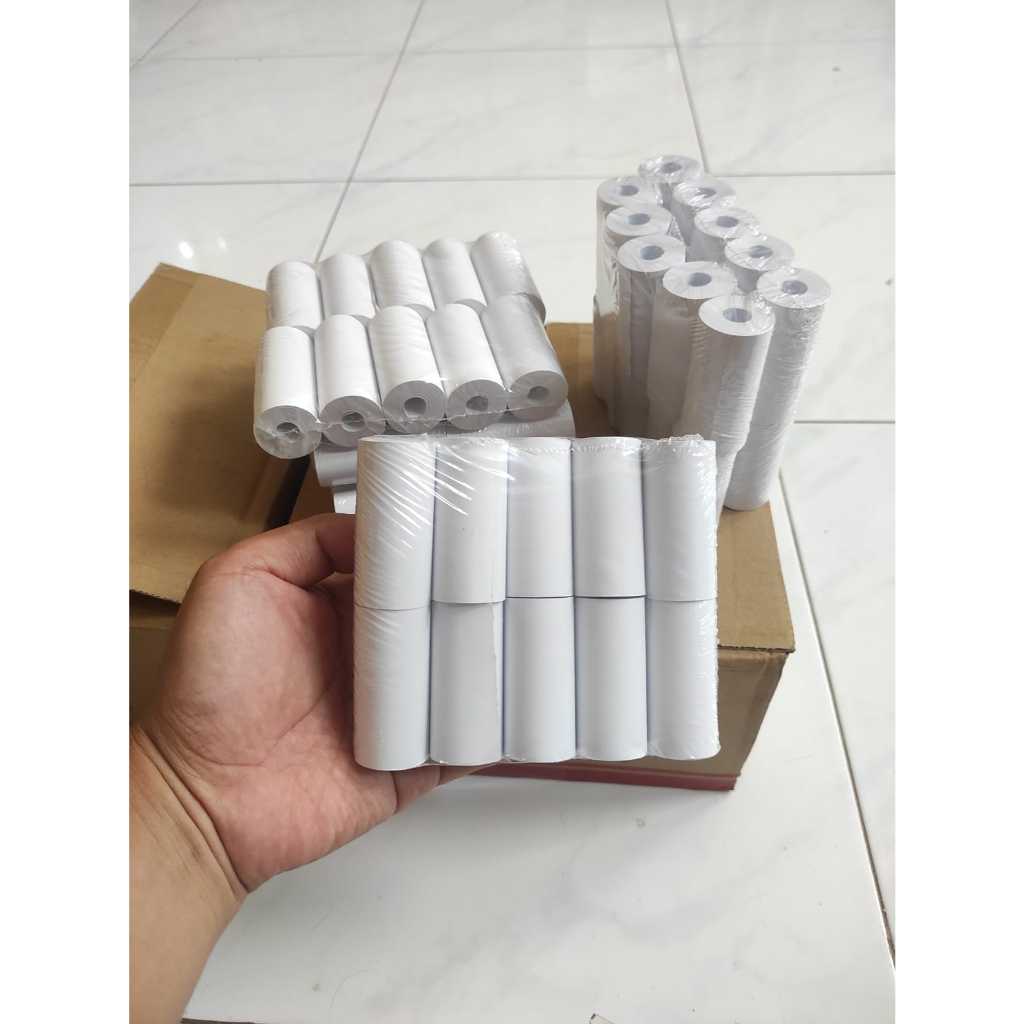 kertas thermal kertas termal kertas kasir 57x30 57x 40 57x28 label sticker thermal pack