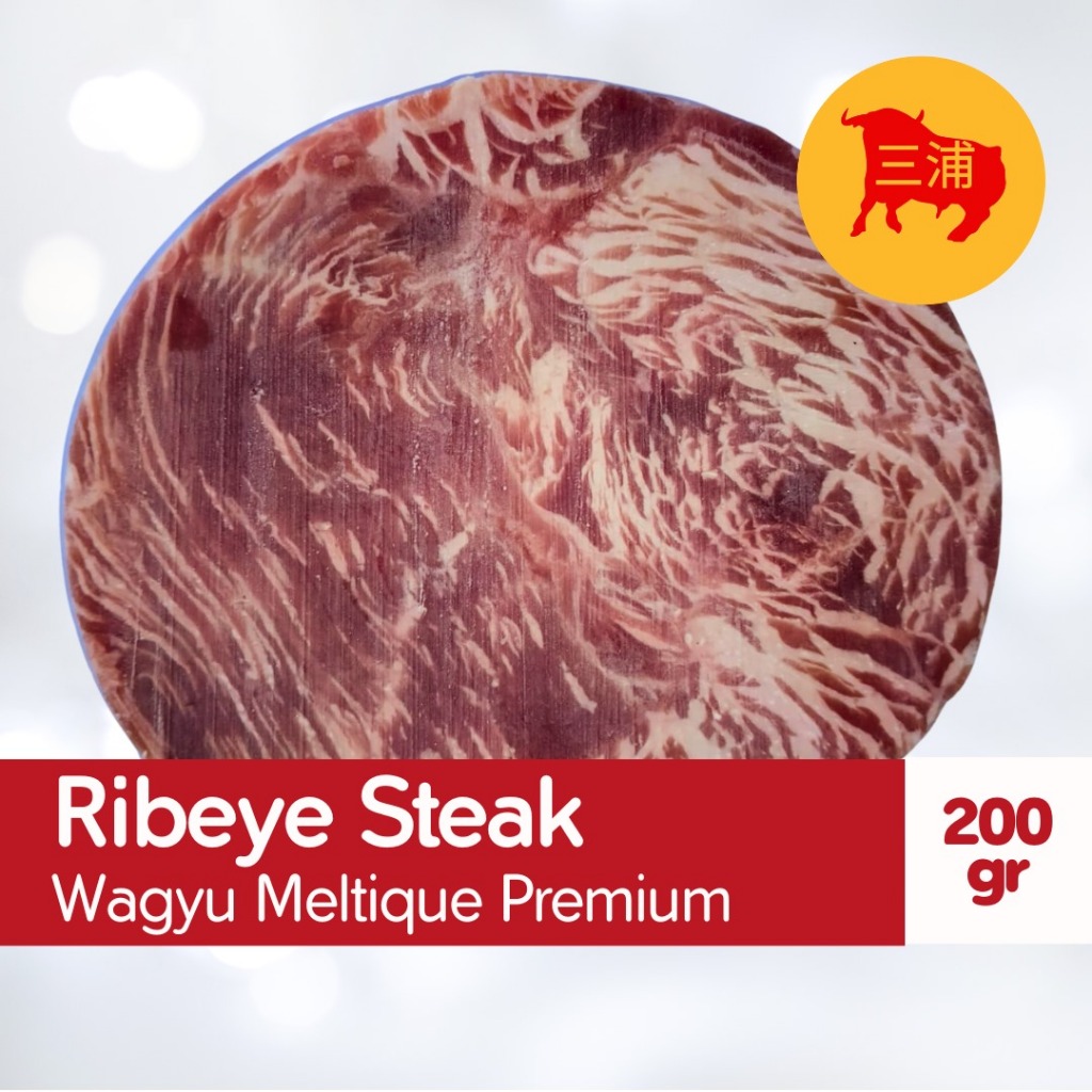 

Wagyu Daging Steak Ribeye Meltique Prime Cut 200gr