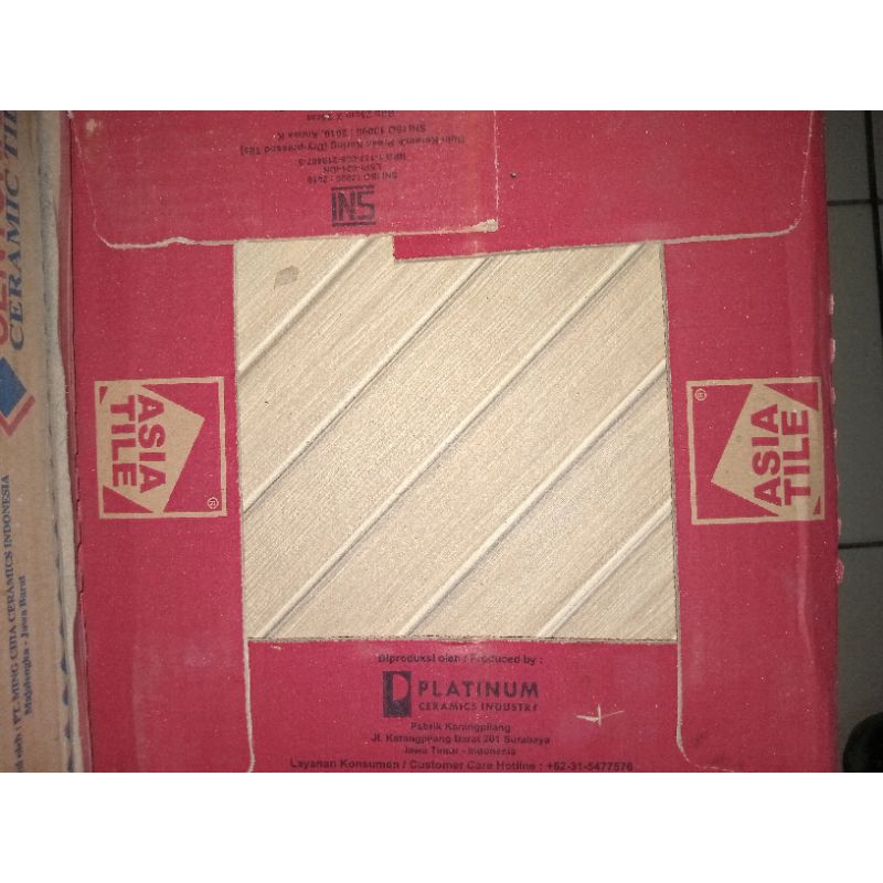 Keramik Asia Tile Ramos Cream 42 Ukuran 25 X 25 CM Isi 16 Pcs