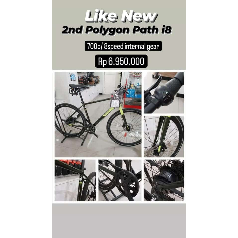 [SECOND] Polygon Path i8 [700C] Sepeda City&Touring